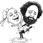 Caricature Paola Camoriano